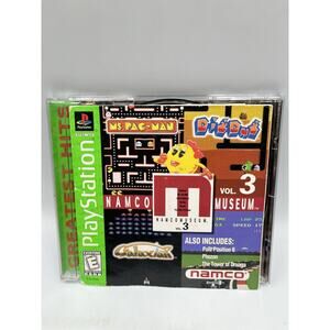 Namco Museum Vol. 3 (PlayStation PS1) With Manual - Tested & Working